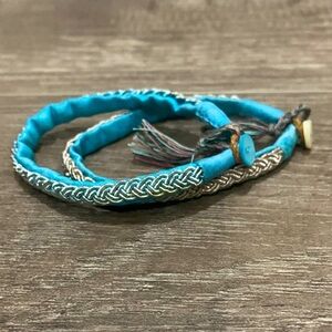 Silk braided bracelets